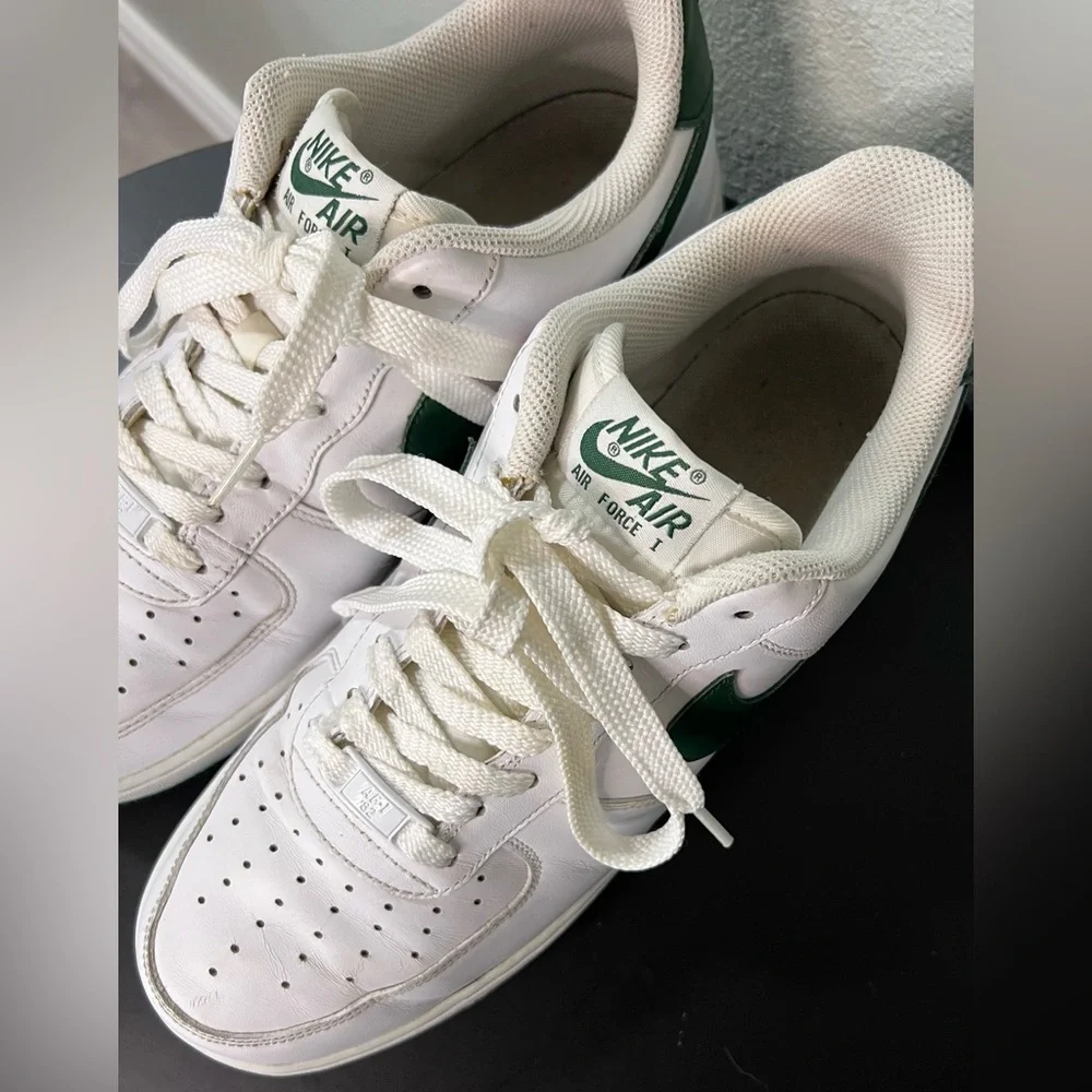 Nike Air Force 1 Low 07 White Pine Green Sneakers Shoes Classic Casual